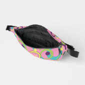 Funky Pink Circles Bauchtasche (Offen)