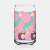 Funky Pink Circles Dosenglas (Rechts)