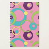 Funky Pink Circles Planer (Vorderseite)