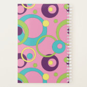 Funky Pink Circles Planer (Rückseite)