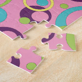 Funky Pink Circles Puzzle (Seite)