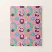 Funky Pink Circles Puzzle (Vertikal)