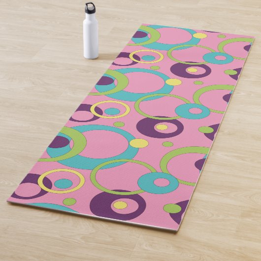 Funky Pink Circles Yogmata Yogamatte (Beispiel)
