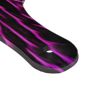 Funky Pink Fire Blume Abstrakt Schneidebrett (Ecke)