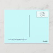 Funky pink Florida flamingo Reise Postkarte (Rückseite)