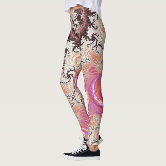 Funky Pink Fraktal Leggings (Links)