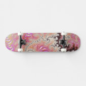 Funky Pink Fraktal Skateboard (Horizontal)