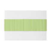 Funky Pink & Green Tropical Monogram Einladungsbanderole (Rückseitenbeispiel)