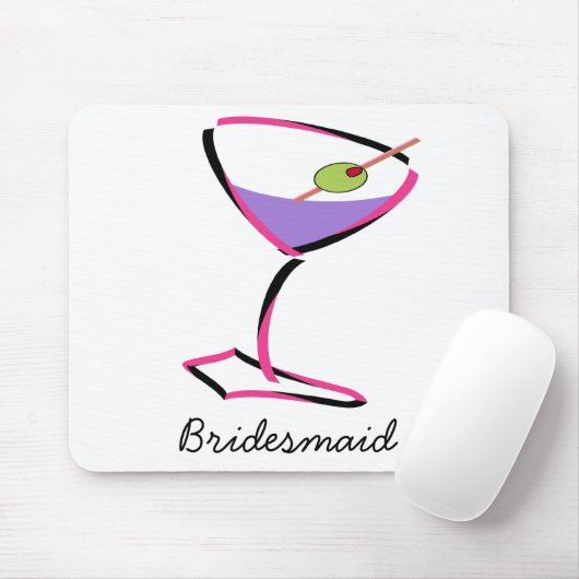 funky-pink-martini mousepad (Mit Mouse)