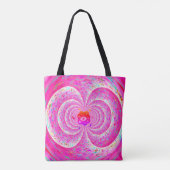 Funky Pink Spiral Tasche (Rückseite)
