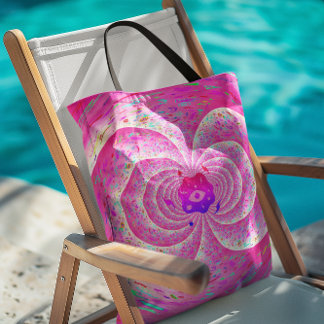 Funky Pink Spiral Tasche