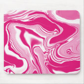 Funky Pink Swirl Gefärbte Krawatte Mouse Pad Mousepad (Vorne)