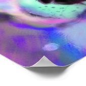 Funky Pitbull Poster (Ecke)