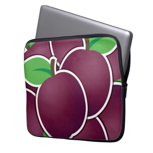 Funky plum laptopschutzhülle (Vorderseite Links)
