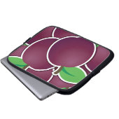 Funky plum laptopschutzhülle (Vorne Knopf)