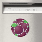 Funky plum magnet (In Situ (Geschirrspüler))
