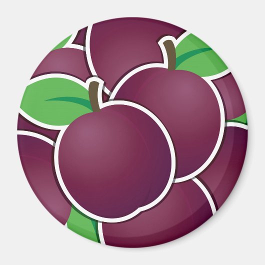 Funky plum magnet (Vorne)