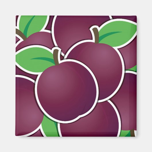 Funky plum magnet (Vorne)