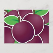 Funky plum postkarte (Vorderseite)