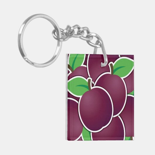 Funky plum schlüsselanhänger (Vorderseite links)