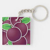 Funky plum schlüsselanhänger (Rückseite)
