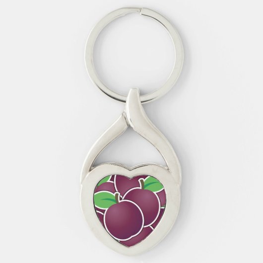 Funky plum schlüsselanhänger (Vorderseite)