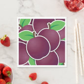 Funky plum serviette (Beispiel)