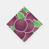 Funky plum serviette (Ecke)