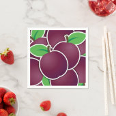 Funky plum serviette (Beispiel)