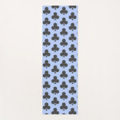 Funky Poker Cards Grau Pattern Yoga Mat Yogamatte (Vorderseite)