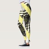 Funky Polka Dot Lines kühne Leggings (Links)