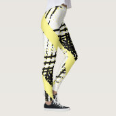Funky Polka Dot Lines kühne Leggings (Rechts)