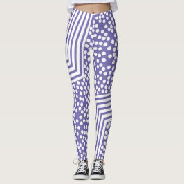 Funky Polka Dot Lines kühne Leggings