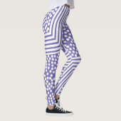 Funky Polka Dot Lines kühne Leggings (Rechts)