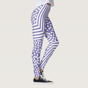 Funky Polka Dot Lines kühne Leggings
