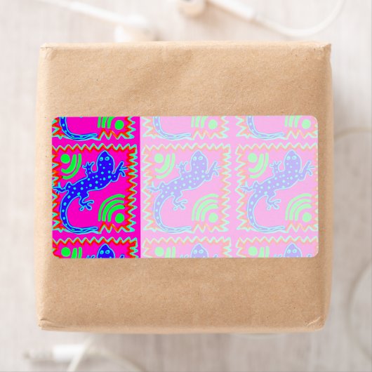 Funky Polka Dot Lizard Muster Tierdesigns (Insitu)