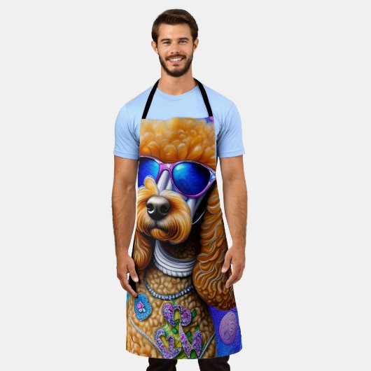 Funky Poodle Schürze (Getragen)