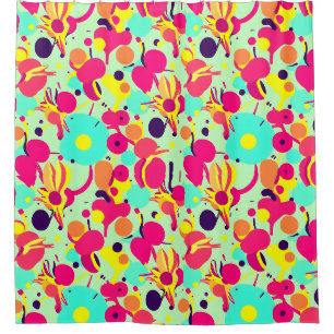 Funky Pop Art Duschvorhang