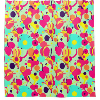 Funky Pop Art Duschvorhang
