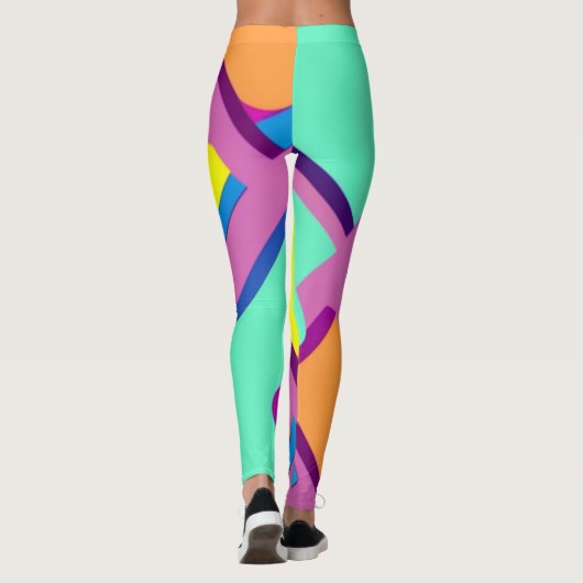 Funky Pop Art Leggings (Rückseite)