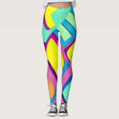 Funky Pop Art Leggings (Vorderseite)
