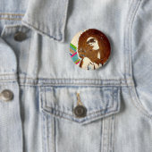 Funky, Pop-Art Zubehör-Taste. Button (Beispiel)