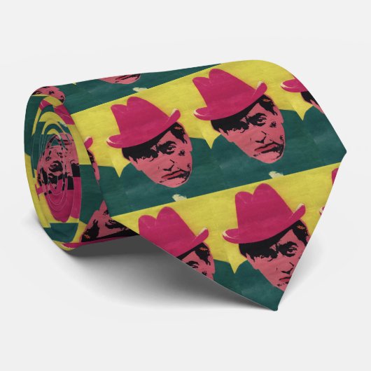 Funky Pop-Kunst Krawatte (Gerollt)