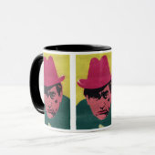 Funky Pop-Kunst Tasse (Vorderseite Links)