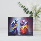 Funky Postkarte (Stehend Vorderseite)