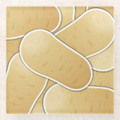 Funky Potato Glasuntersetzer (Vorderseite)