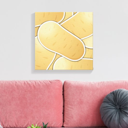 Funky Potato Leinwanddruck (Insitu (Wohnzimmer))