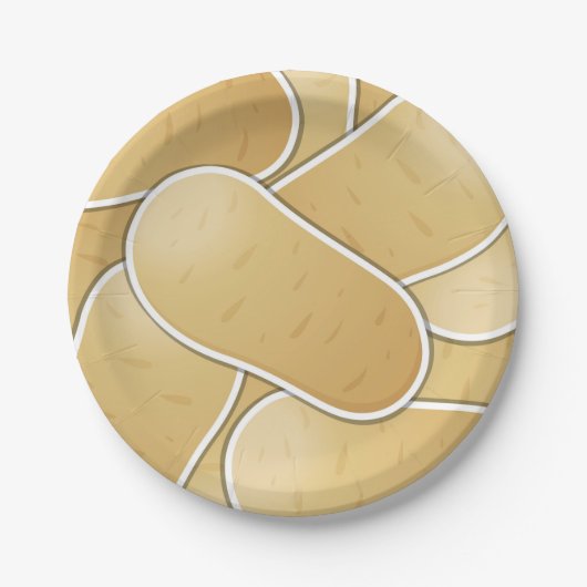Funky Potato Pappteller (Vorderseite)