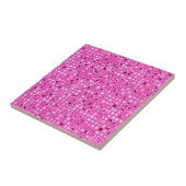 Funky 'Pretty in Pink' Mosaic Tiles Pattern Fliese (Seite)