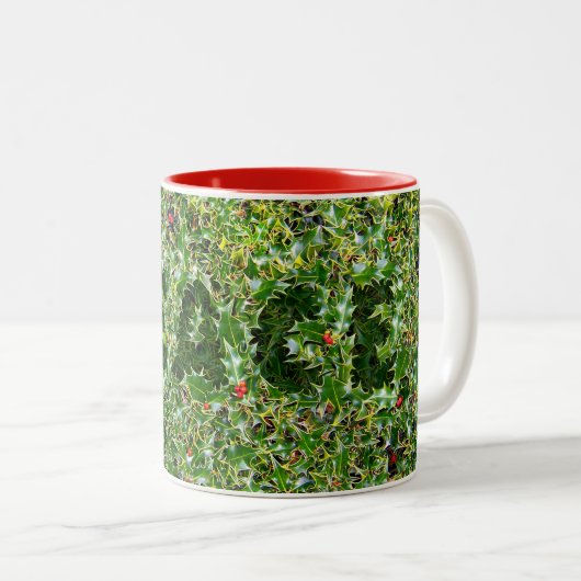 Funky Prickly Peace Holly Tasse (VorderseiteRechts)